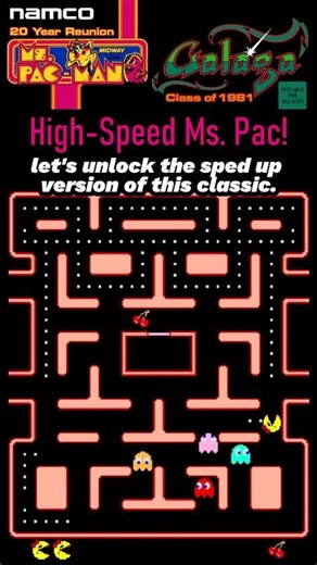 Unlock HIGH-SPEED Ms. Pac-Man on the 1981 Reunion Arcade Cabinet! 🕹️🔓