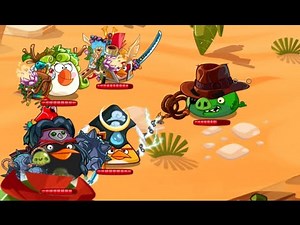 Angry Birds Epic: Gameplay First Boss Fight Waves-10 (Return To The Jungle ) Event Portal Level