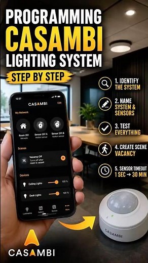 Programming a Casambi Lighting System Step by Step ⚡