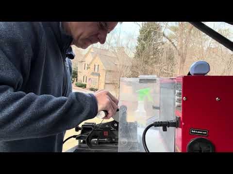 Repairing a Shun on the Ken Onion.