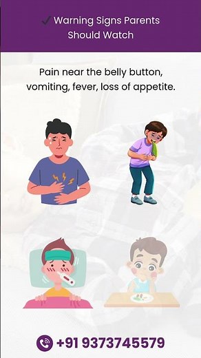 Is it Just a Tummy Ache? Early Signs of Appendicitis in Kids 🚨