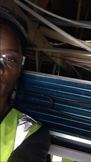 Fan Coil Unit Installation #trythatinasmalltown #airconditioner