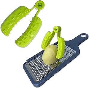 Finger Protector for Cutting Food - 2pcs Finger Guards for Zester Cheese Grater Kitchen Hand Guards for Cutting Vegetables, Ginger, Garlic, Lemon