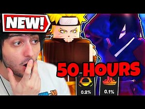 I Spent 50 HOURS for OVERPOWERED Naruto Units in Roblox!
