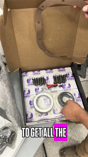 components needed to regear 99-02 superduty axles!