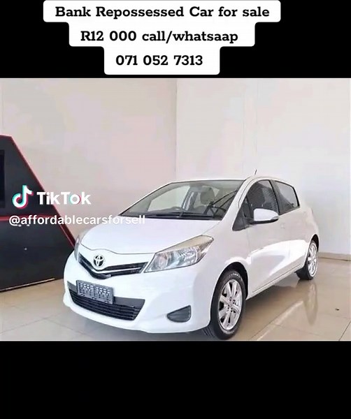 2013 Toyota Yaris 5-Door for Sale at R12,000