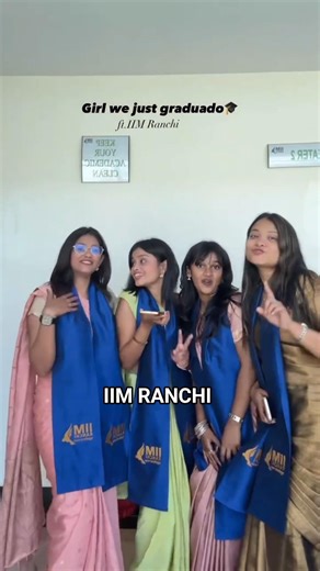 Graduated 🎓✨️🩷 #iim #mba #graduation #convocation #lifeatiim #iimranchi #studentlife
