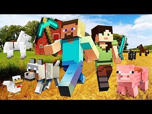 BUILDING OUR FARM!! MINECRAFT w/ MY GIRLFRIEND!! (Minecraft #6)