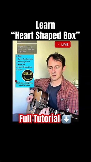 “Heart Shaped Box” Guitar Tutorial (Nirvana)
