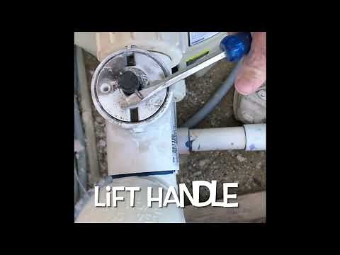 How do you replace a pool pump handle?