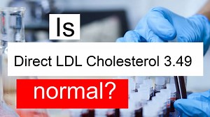 Is Serum LDL cholesterol 3.49 high, normal or dangerous? What does Serum LDL cholesterol level 3.49 mean?