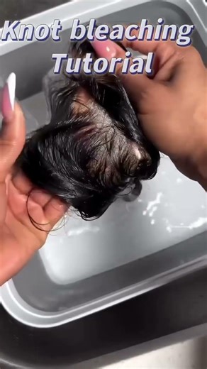 Knot bleaching tutorial