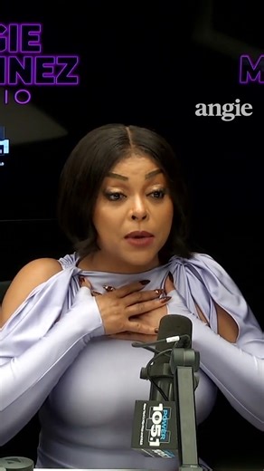 "I don't need anything to make me feel the life of the party" - Taraji P. Henson 😍👏🏾 | Angie Martinez