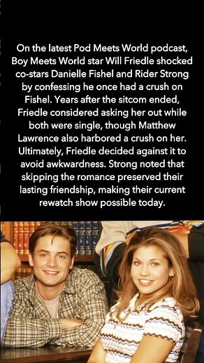 Boy Meets World: Will Friedle's Podcast Crush Confession Revealed #BoyMeetsWorld #PodMeetsWorld