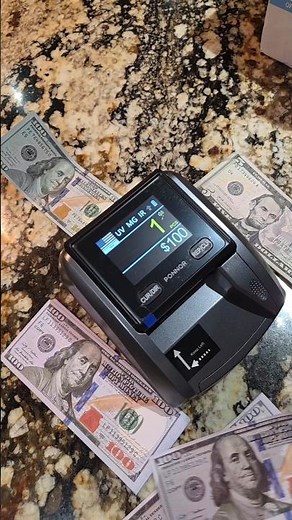 Prop vs Real Money Test | PONNOR AL-135T Bill Counterfeit Detector in Action