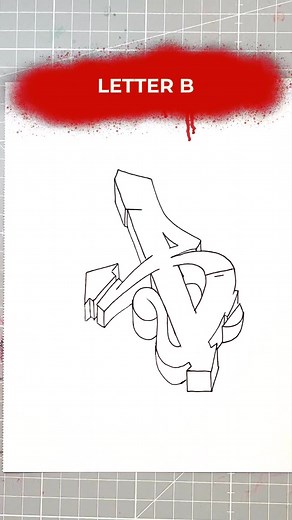 6.5K views · 124 reactions | Graffiti Letter B sketching #blackbook #graff #Line #graffitiletter #graffiti #draw #sketching #art #drawing #drawings | Graffiti Empire | Facebook
