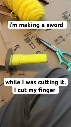 making a sword out of cardboard ￼