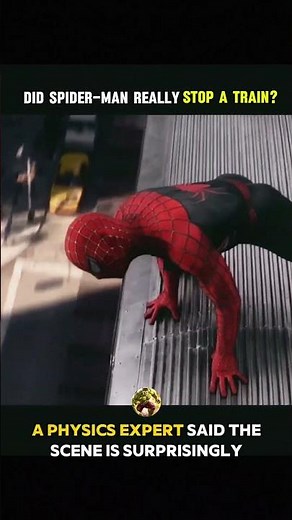 Did Spider-Man REALLY Stop a Train? 🕷️ Physics Explained! #spiderman2