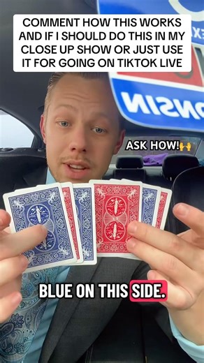 The Best Oil and Water Card Trick #tricks #magictrick #cards #magic #separation