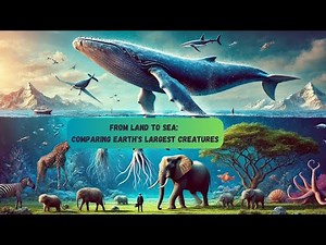 From Land to Sea: Comparing Earth's Largest Creatures" 🌍🐘🦈🐋