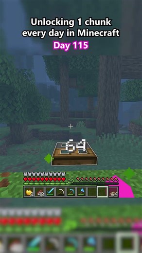 Unlocking 1 chunk every day in Minecraft | Day 115