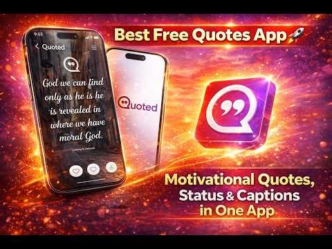 Quoted App: Free Quotes Maker | Best Free Quotes App 🚀for Motivational & Inspirational Quotes