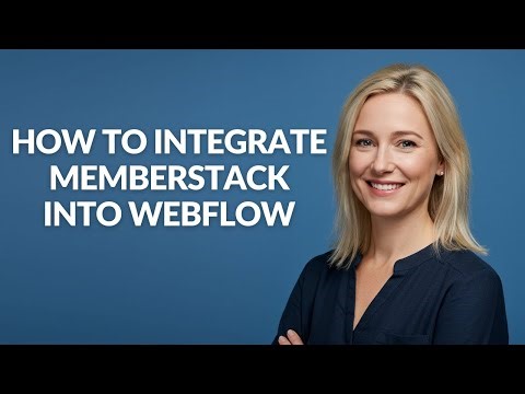 How to Integrate Memberstack Into Webflow - Julia'sTutorials