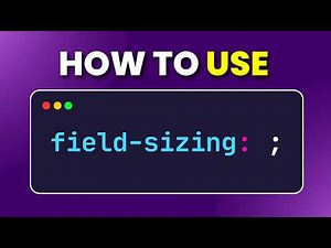 This CSS Property Will Blow Your Mind (Field-Sizing Explained)