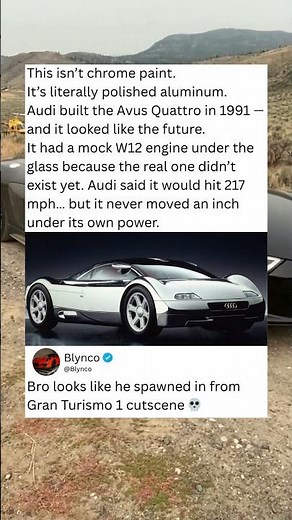 Audi Avus Quattro - The Chrome Supercar That Wasn’t Real