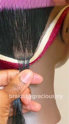 box Braid Method #hairtutorial #hairstylist #boxbraids #braids