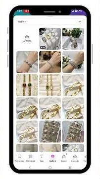 How to add image from gallery in Canva using Mobile #viral #canvatutorial #canva #tech #upload