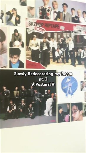 Ways to make your room cooler! #art #poster #kpop #skz #p1harmony #roomdecor #fyp #shorts #viralfypシ