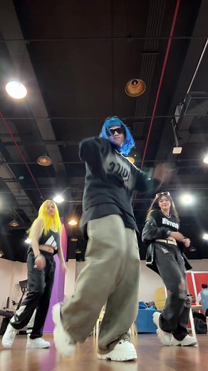 Synchronized Dance Routine in Modern Studio