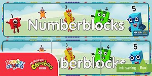 Numberblocks Display Banner
