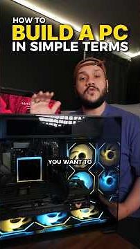 How To Build A PC In Simple Terms #pc #pcbuild #pcgaming