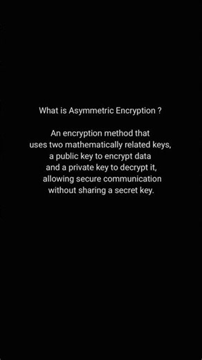 What is Asymmetric Encryption ? #aisecurity