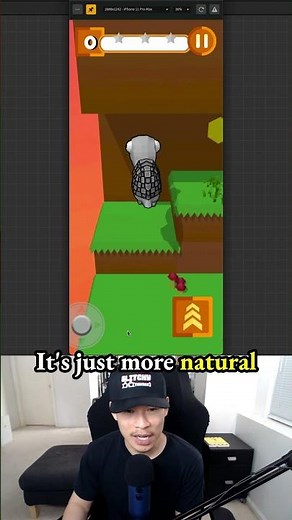 Landscape vs. Portrait Mode for Platformer Games - 3d game in Buildbox - Character 3.4: Dino Turtle