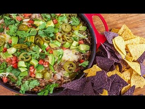 Rachael's Beef ‘n’ Bean Skillet Macho Nachos