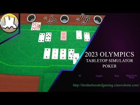 2023 Olympics | May Menagerie: Tabletop Simulator Poker