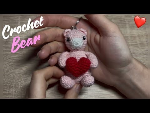 Crochet bear ❤️ | crochet tutorial #crochettutorial #crochetbear #crochet