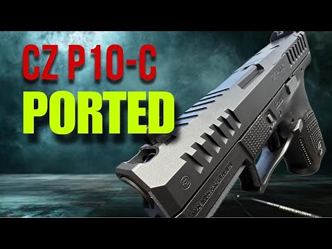 CZ P10C Ported Review 100 Rounds Shooting Review HOT NEW GUN !
