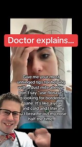 @Ava 🫶🏻 How to treat dust mite allergies. Unhinged edition. #dust #tiktokdoc #LearnOnTikTok | Zachary Rubin, MD