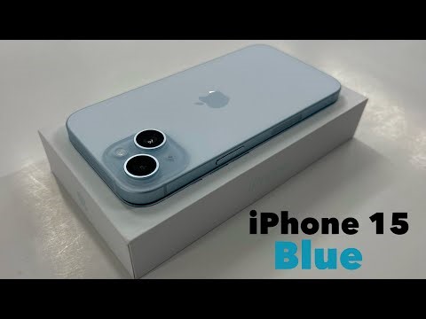 Apple iPhone 15 Blue - Unboxing Hands-On First Look