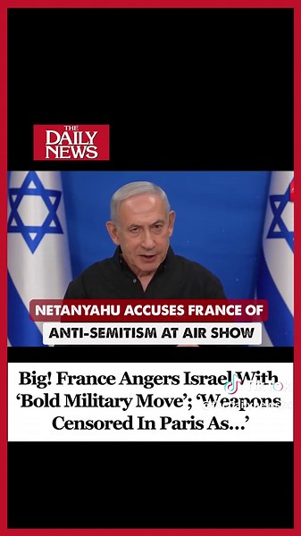 Big! France Angers Israel With ‘Bold Military Move’; ‘Weapons Censored In Paris As…’ #fyp #france #war #latestnews #thedailynews20 #iranisraelwar