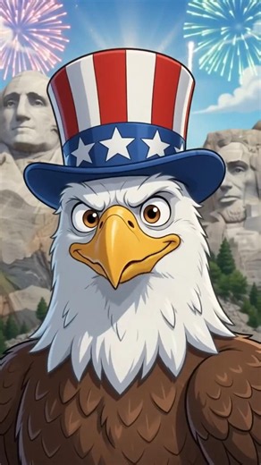 The Eagle of Liberty Flying High at Mount Rushmore! #USA #IndependenceDay