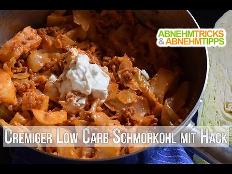 Cremiger Low Carb Schichtkohl mit Hack - Rezept / Kochvideo