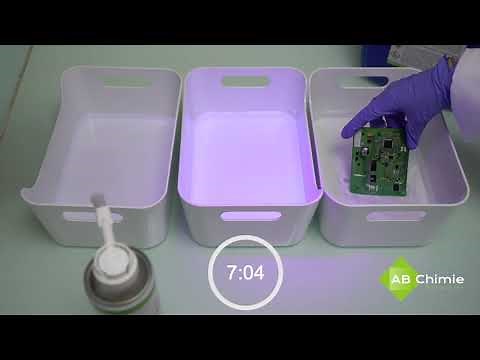 ABchimie - How to remove Conformal Coating - comment enlever un vernis de tropicalisation