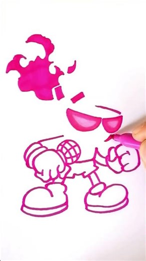 How ton Draw Cuphead from Friday Night Funkin #fnf #cuphead #fridaynightfunkinmod