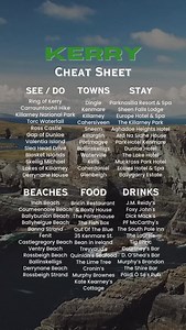 Planning a trip to the Kingdom County? This cheat sheet includes all you need to know, from things to do in Kerry to where to stay and where to eat and drink...☘️ “Whether you want to get out in nature to hike the highest mountain in Ireland or enjoy a few pints in the best village pubs the county has to offer, Kerry has something for everyone... “SAVE this post for your next trip to Kerry! And let us know if your favourite spots made the list in the comments below! 👇 | Places To See In Ireland