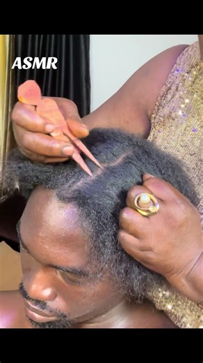 Dandruff removal, scalp scratching ASMR #asmr #mummymariamasmr #relaxing #scalpscratching #fyp